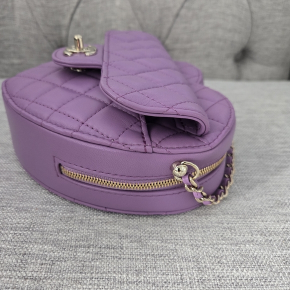 Chanel Purple Quilted Women's Bag - Picture 7 of 13